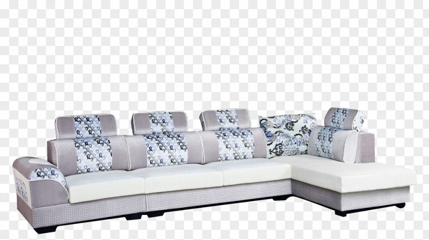White Sofa Bed Couch Chair PNG