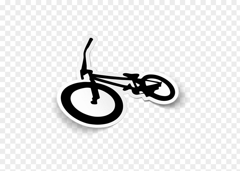 Bicycle BMX Bike Sticker Logo Design PNG
