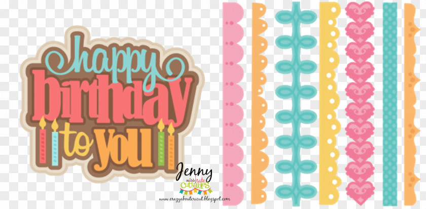 Birthday Card Cake Scrapbooking Happy To You Clip Art PNG
