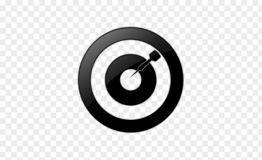 Black And White Bullseye Target Glogster Solution Poster Reading PNG