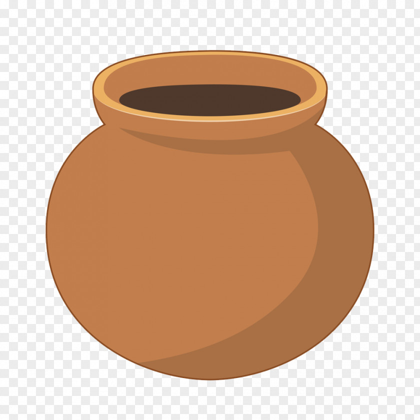 Ceramic Serveware Earthenware Pottery Flowerpot Brown Clip Art PNG