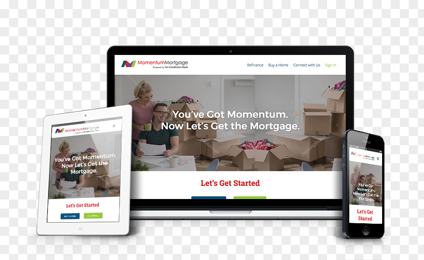 Completed Loan Applications Refinancing Brand Website Product Display Advertising PNG