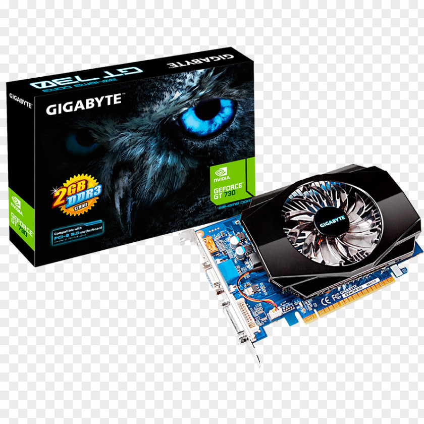 Laptop Graphics Cards & Video Adapters NVIDIA GeForce GT 730 Gigabyte Technology PNG