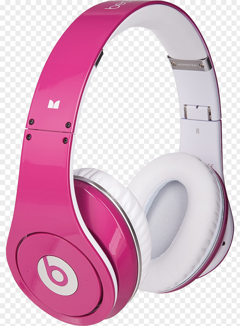 Pink Headphones Image Noise-cancelling Beats Electronics Active Noise Control PNG