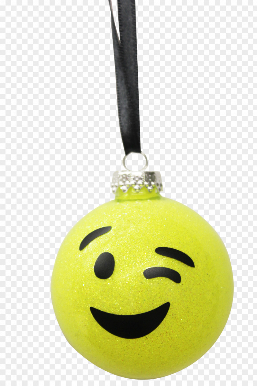 Smiley Christmas Ornament PNG