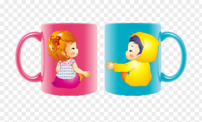 Color Mug Cup PNG