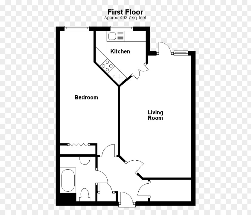 House Plan Affordable Housing Floor PNG