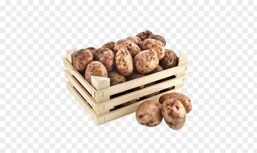 A Basket Of Potatoes Potato Root Vegetables Tuber Box PNG