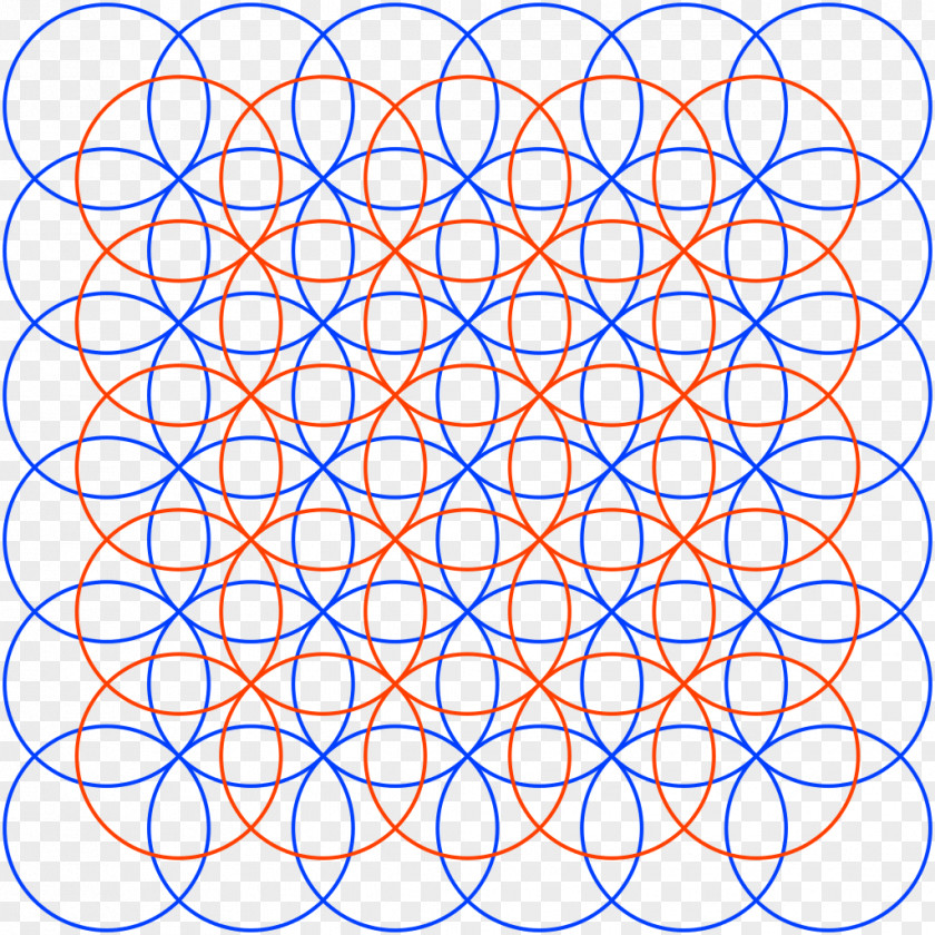 Circle Overlapping Circles Grid PNG