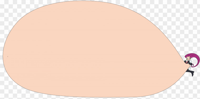 Design Oval Pink M PNG