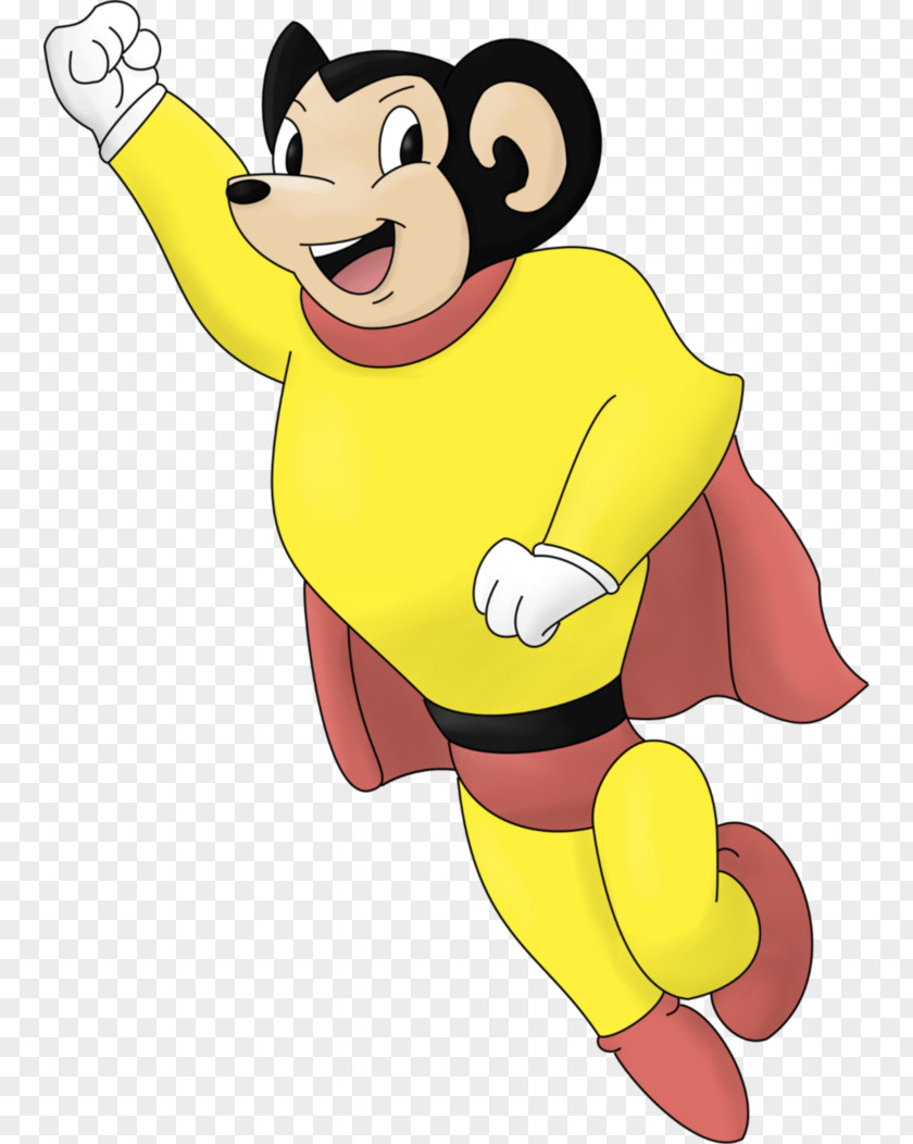 Mighty Mouse Drawing Clip Art PNG