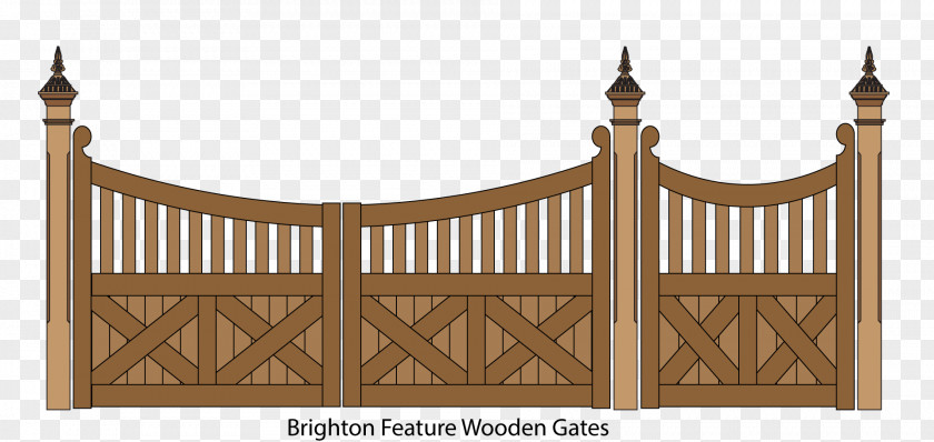 Fence Picket Gate Garden Clip Art PNG