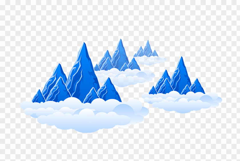 Iceberg Euclidean Vector Mountain Adobe Illustrator PNG