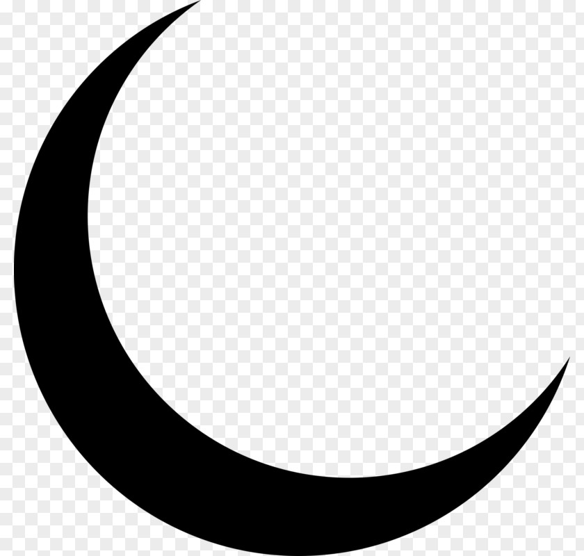 Moon Crescent Symbol Clip Art PNG