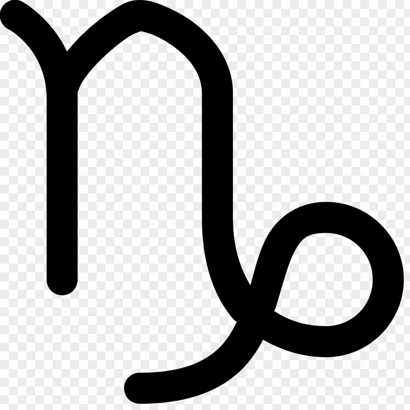 W Capricorn Symbol Astrology Zodiac PNG