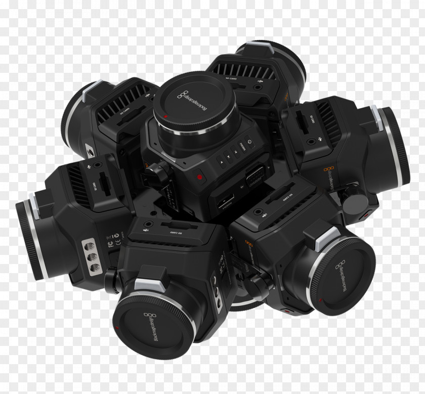 Camera Blackmagic Micro Cinema Pocket Design Video Cameras Studio 4K PNG