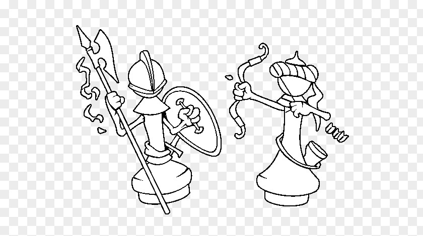 Chess Piece Coloring Book Game Drawing PNG