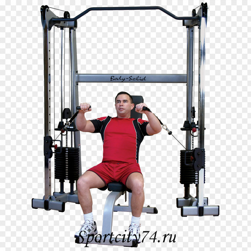 Functional Training Fitness Centre Cable Machine Body Solid PNG