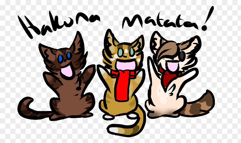 Hakuna Matata Kitten Whiskers Dog Clip Art PNG