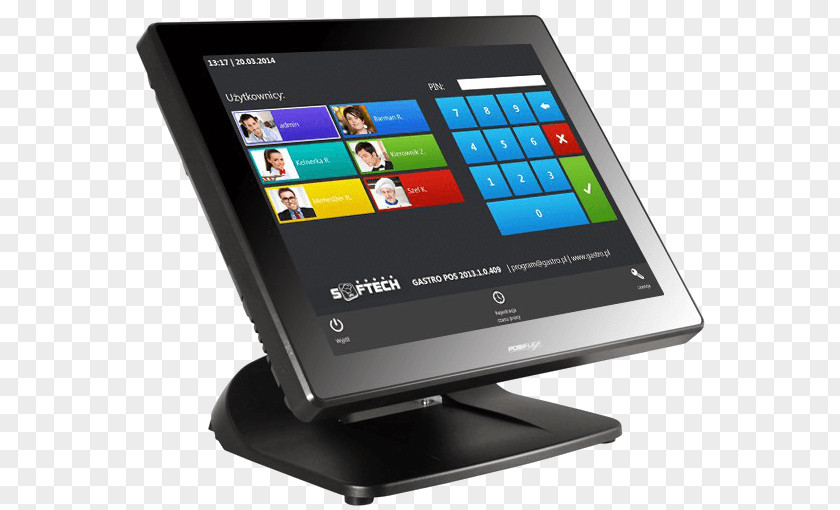 Pos Terminal Touchscreen Point Of Sale Computer Software PNG