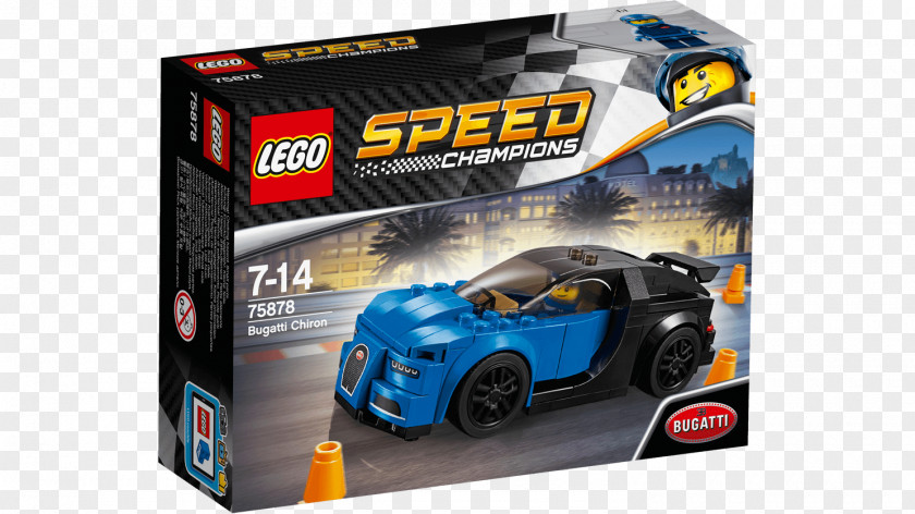Car LEGO 75878 Speed Champions Bugatti Chiron Lego PNG