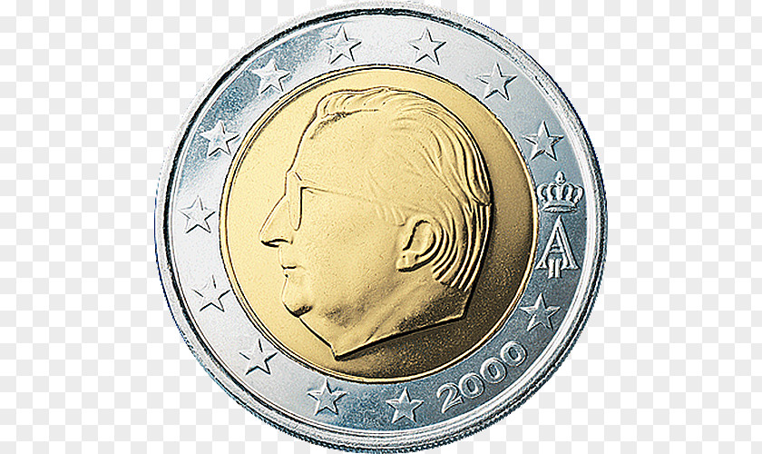 Coin Belgium Belgian Euro Coins 2 PNG