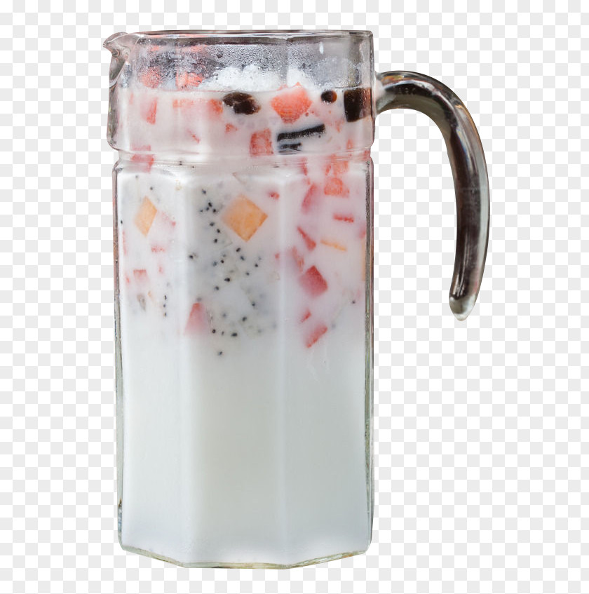 Fresh Fruit Milk Download PNG