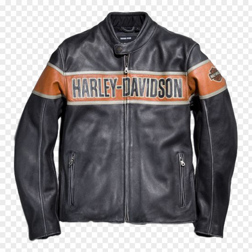 Jacket Hd Leather Harley-Davidson Gilets PNG