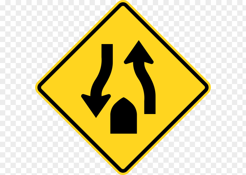 Road Traffic Sign Warning Highway PNG