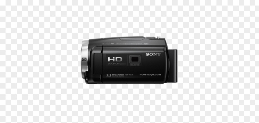Sony Projector Camera Lens Video Cameras Digital Handycam HDR-CX675 Camcorder PNG