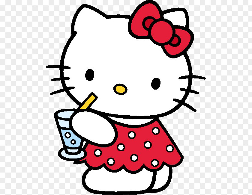 Child Hello Kitty Coloring Book Character PNG
