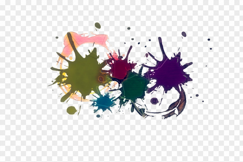 Flower Logo Paint PNG