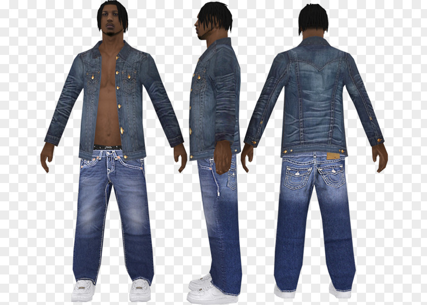 Jeans Grand Theft Auto: San Andreas Multiplayer Denim Mod PNG