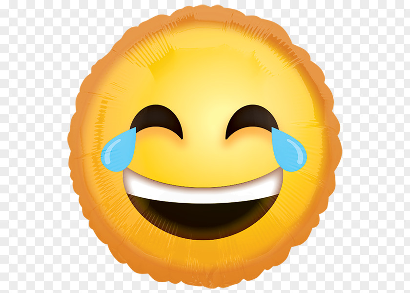 Smiley Emoticon Balloon Face With Tears Of Joy Emoji PNG