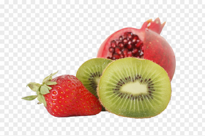Pomegranate Strawberry Kiwi Kiwifruit Food PNG