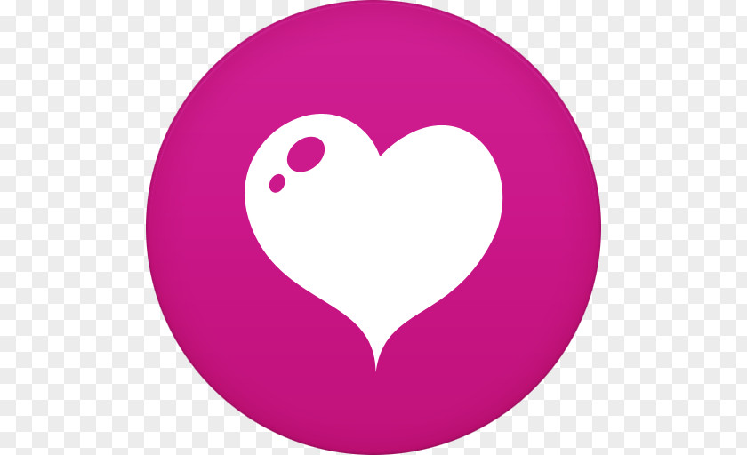 Purple Heart Circle Icon Apple Image Format PNG