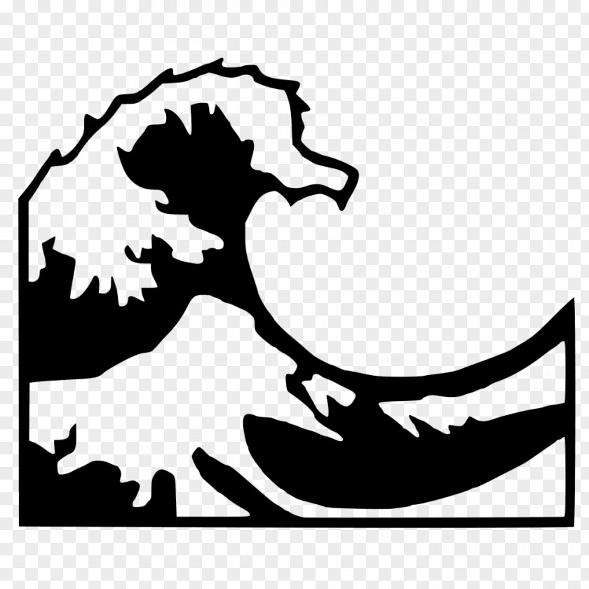 Emoji The Great Wave Off Kanagawa Wind Sticker PNG