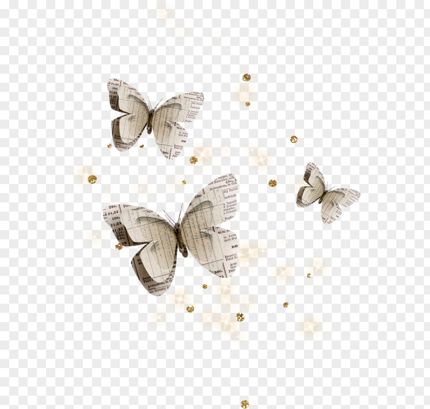 Handmade Paper Butterfly Clip Art PNG