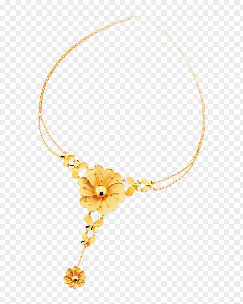 Jewelry Yellow Necklace Body Piercing Jewellery Pattern PNG