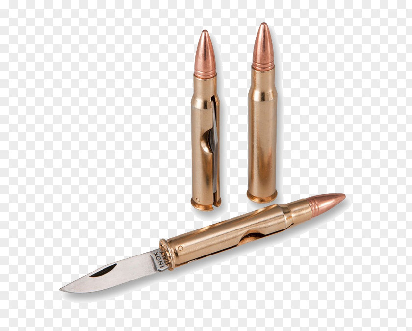 Knife Bullet Pocketknife .30-06 Springfield Weapon PNG