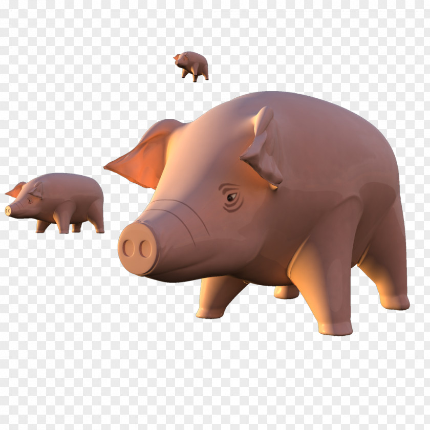 Pig Animation Animatronics Cadbury World PNG