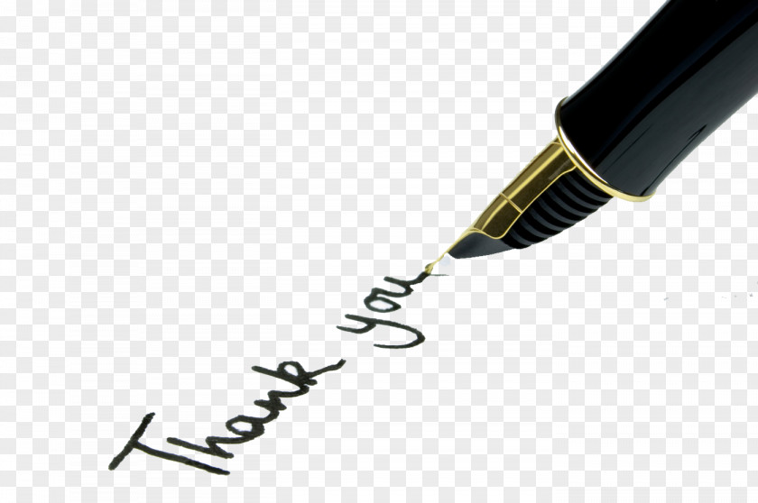 THANK,YOU Pen Handwriting Letter Of Thanks Business PNG