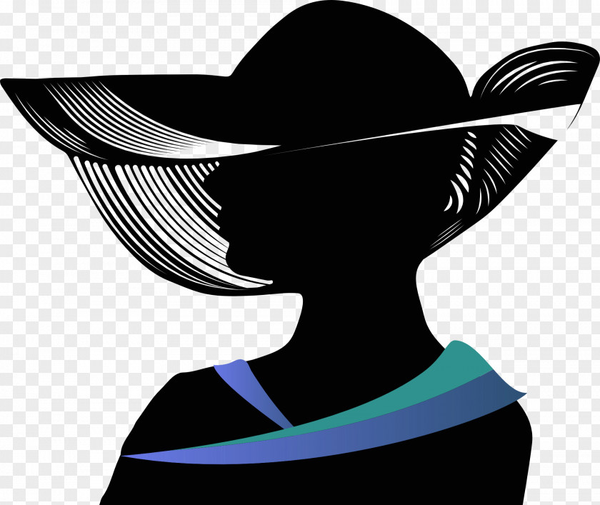 Tunnel Woman With A Hat Silhouette PNG