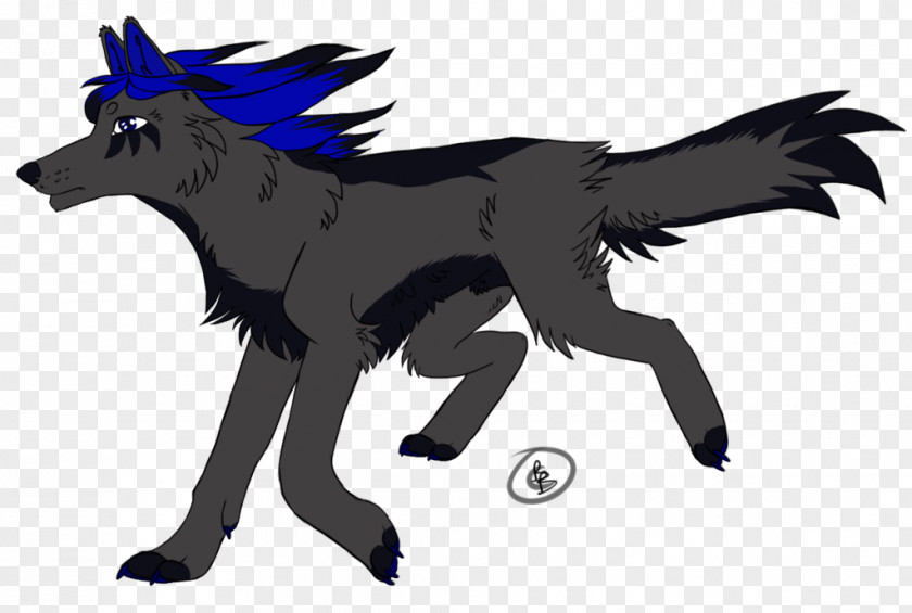 Blue Flame Wolf Canidae Horse Dog Mammal Pet PNG