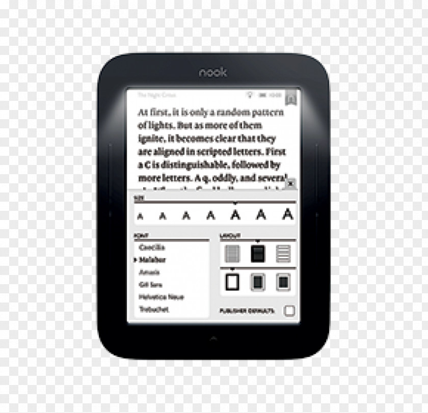 Book Barnes & Noble Nook Boox Simple Touch Amazon.com E-Readers PNG
