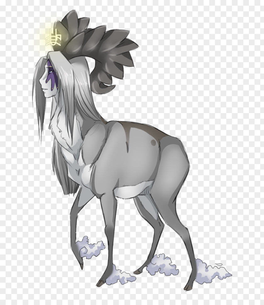 Deer Mane Pony Art Mustang PNG