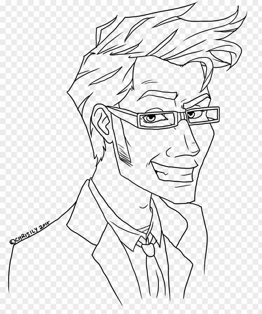 Doctor Line Art Tenth Eleventh Drawing PNG