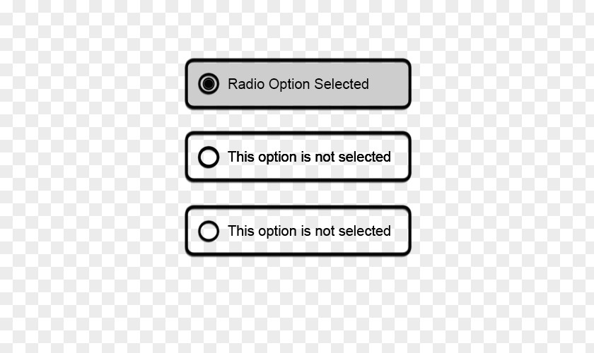 Radio Button User Experience Interface Design PNG