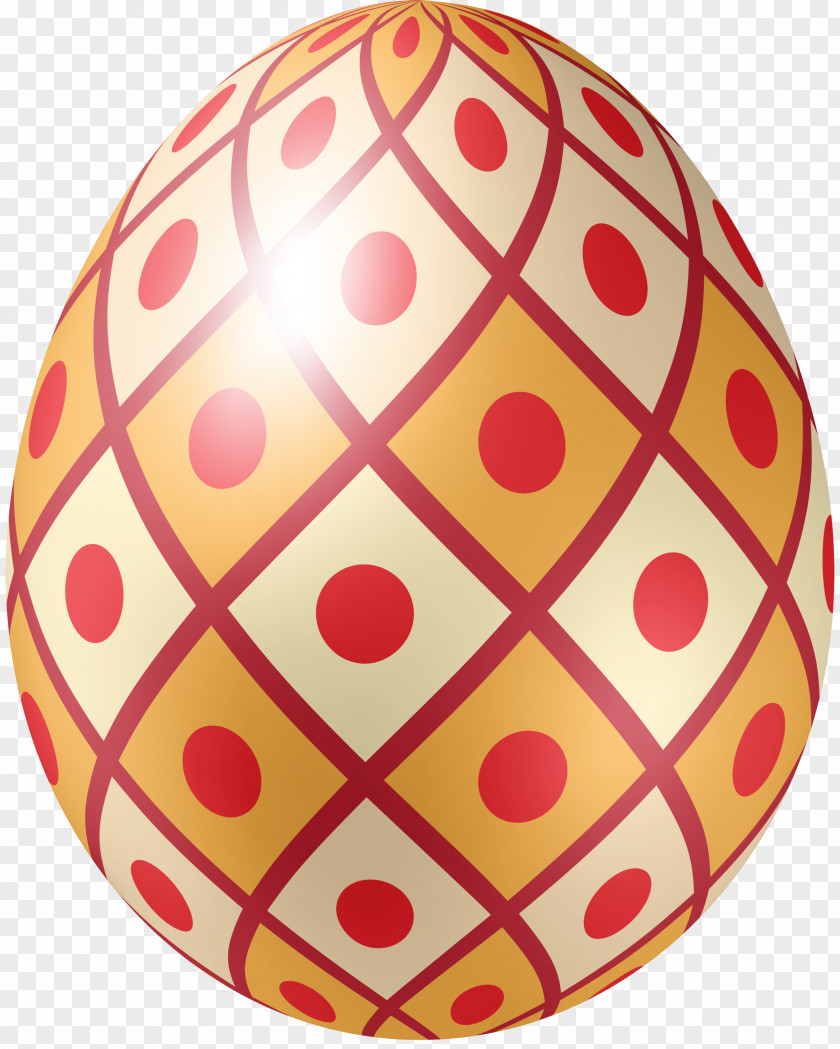 Yellow Egg Easter Illustration PNG