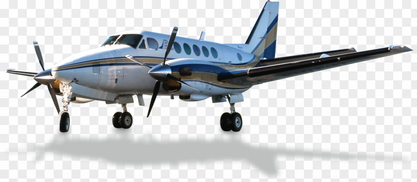 Airplane Beechcraft King Air Aircraft Transportation Airline PNG